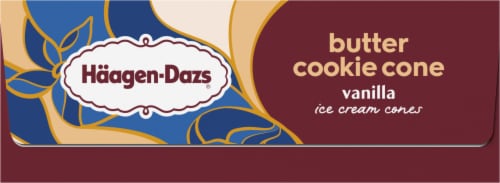 Haagen-Dazs® Cookie Cone Vanilla Ice Cream Perspective: bottom