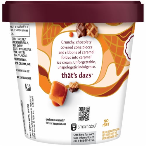 Haagen Dazs® Caramel Cones Ice Cream Perspective: bottom