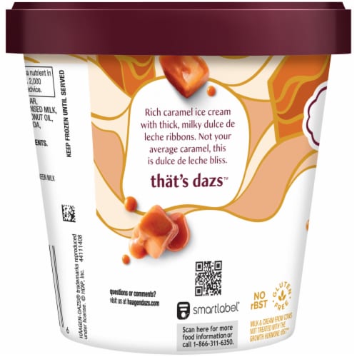 Haagen-Dazs Dulce de Leche Ice Cream Perspective: bottom