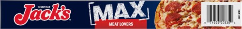 Jack's® Max Meat Lovers Frozen Pizza Perspective: bottom
