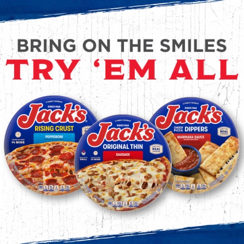 Jack's® Original Thin Crust Sausage Frozen Pizza Perspective: bottom