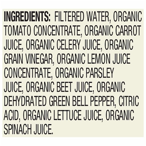 R.W. Knudsen 32 Fluid Ounce Organic Very Veggie Low Sodium Perspective: bottom