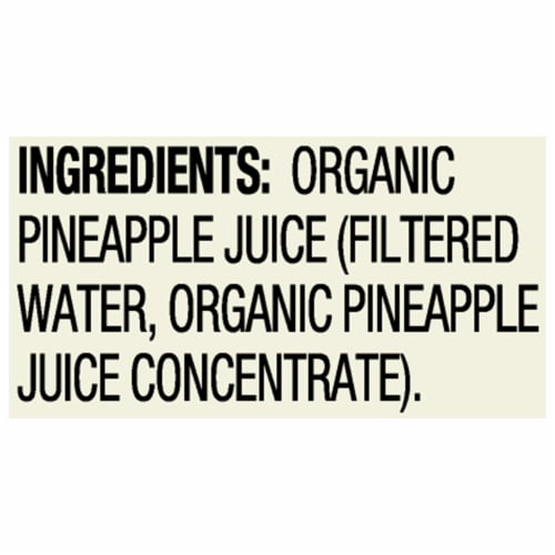RW Knudsen Organic Pineapple Perspective: bottom