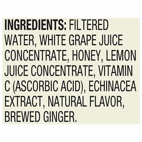 RW Knudsen Lemon Ginger Echinacea Perspective: bottom