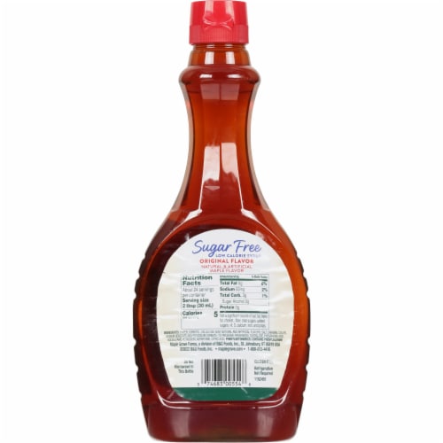 Maple Grove Farms Sugar Free Maple Flavor Syrup, Kosher Perspective: bottom