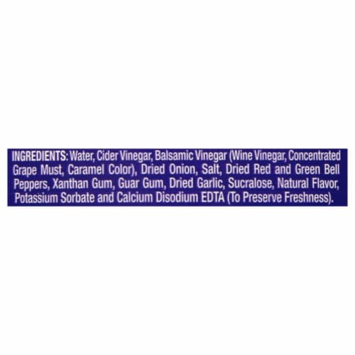 Skinnygirl Fat Free Sugar Free Balsamic Vinaigrette Salad Dressing Perspective: bottom