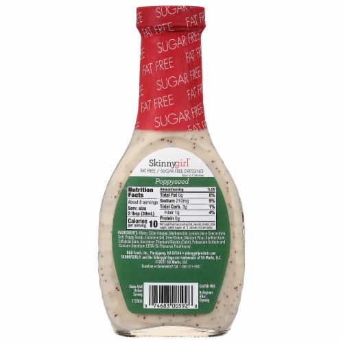 Skinnygirl Fat-Free | Sugar-Free Poppyseed Salad Dressing Perspective: bottom