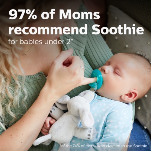 Philips Avent BPA Free Soothie Pacifiers Perspective: bottom