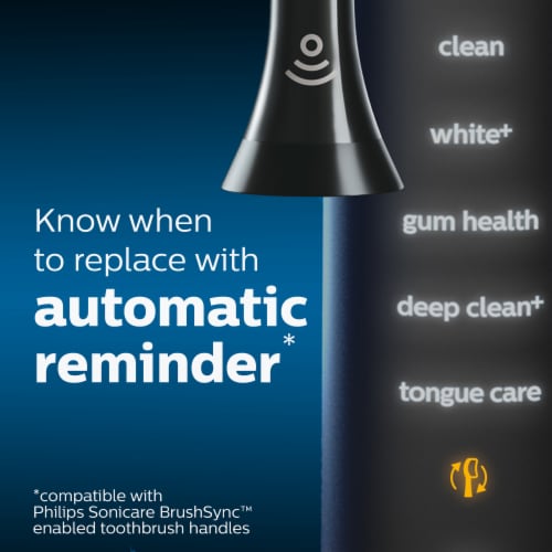 Philips Sonicare Premium Rechargeable Toothbrush Head Perspective: bottom