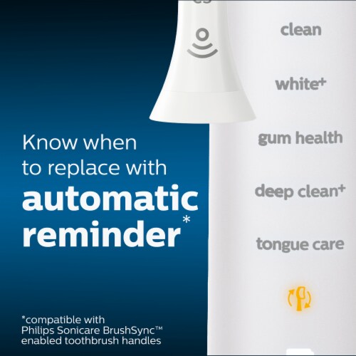 Philips Sonicare White DiamondClean Replacement Toothbrush Heads Perspective: bottom