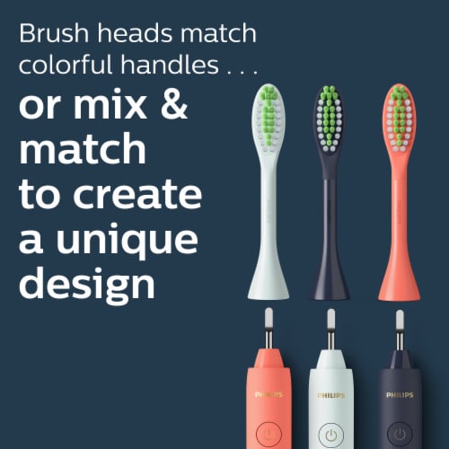 Philips One By Sonicare Replacement Brush Heads - Midnight Blue Perspective: bottom