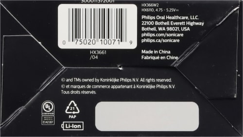 Philips Power Electric Toothbrush Perspective: bottom