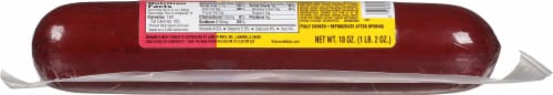 Wimmer's Big N' Cheesy Pepperjack Summer Sausage Perspective: bottom