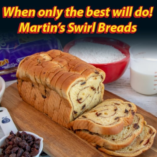 Martin's® Cinnamon Raisin Swirl Potato Bread Perspective: bottom