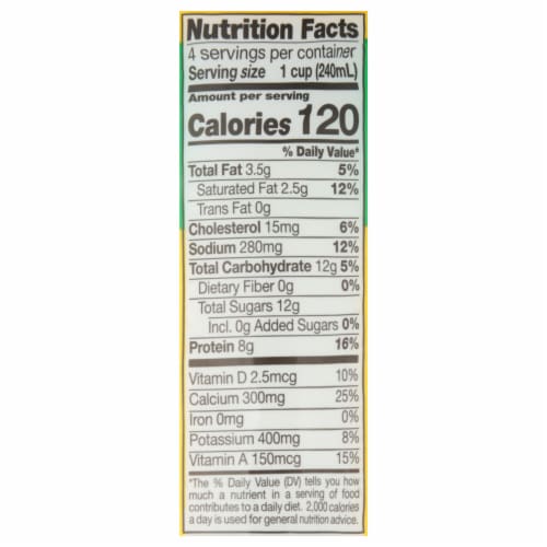 Mayfield Cultured 1.5% Reduced Fat Buttermilk Perspective: bottom