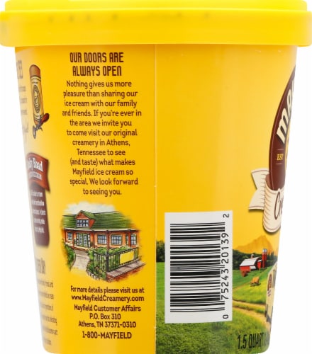 Mayfield Creamery® Rocky Road Ice Cream Tub Perspective: bottom