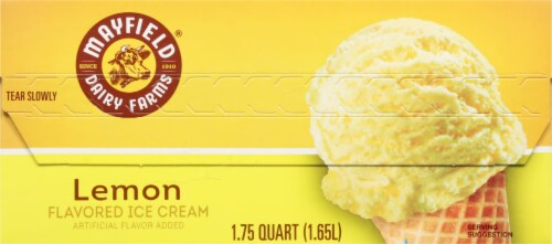 Mayfield Lemon Ice Cream Ice Cream Tub Perspective: bottom