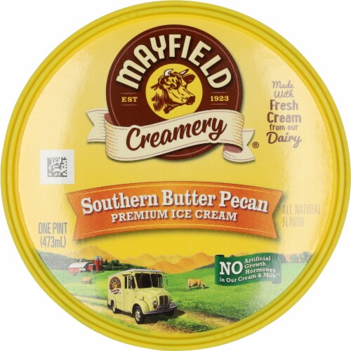 Mayfield Creamery Premium Southern Butter Pecan Ice Cream Perspective: bottom