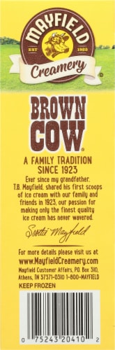 Mayfield Creamery® Brown Cow Vanilla & Chocolate Multipack Ice Cream Pops Perspective: bottom