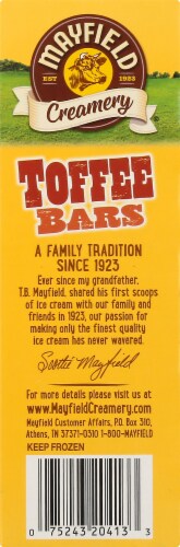 Mayfield Creamery Toffee Ice Cream Bars Perspective: bottom