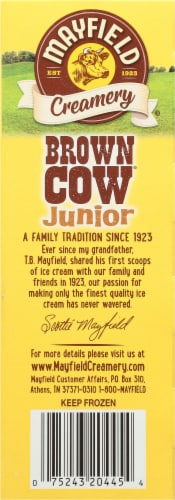Mayfield Creamery® Brown Cow Junior Vanilla & Chocolate Multipack Dairy Dessert Pops Perspective: bottom
