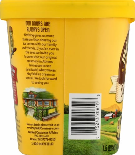 Mayfield Creamery® Birthday Cake Ice Cream Tub Perspective: bottom