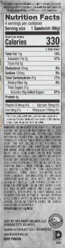 Mayfield Creamery® Big Chipper Original Multipack Ice Cream Sandwiches Perspective: bottom