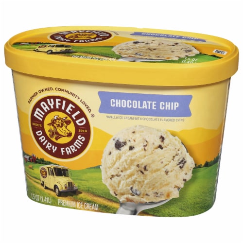 Mayfield Dairy Farms Premium Chocolate Chip Ice Cream Perspective: bottom