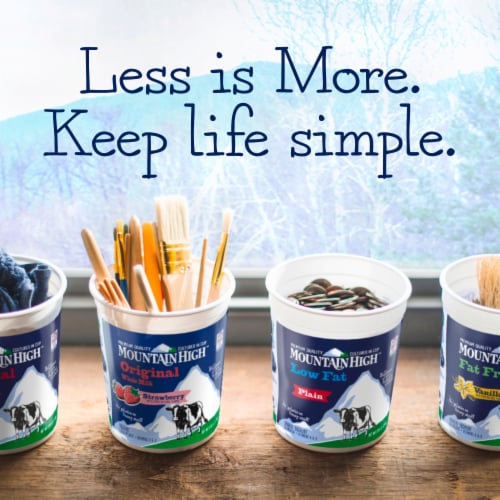 Mountain High Original Whole Milk Vanilla Yogurt Perspective: bottom