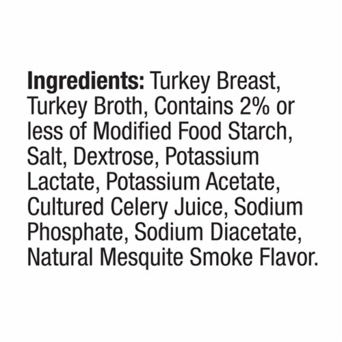 Foster Farms Mesquite Smoked Turkey Breast Perspective: bottom