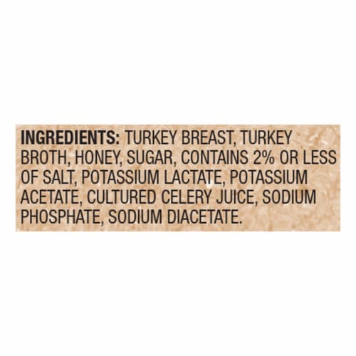 Foster Farms Sliced Honey Roasted Turkey Breast Perspective: bottom
