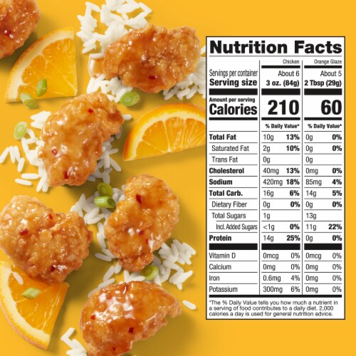 Foster Farms Orange Chicken Perspective: bottom