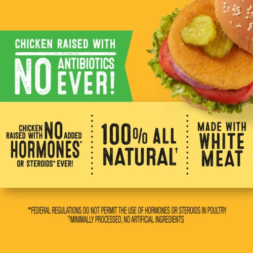 Foster Farms Classic Chicken Patties, 28 Oz Perspective: bottom