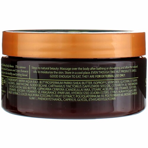 Tree Hut Coconut Lime Shea Body Butter Perspective: bottom