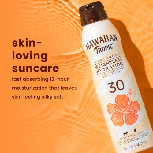 Hawaiian Tropic® Weightless Hydration SPF 30 Sunscreen Spray Perspective: bottom