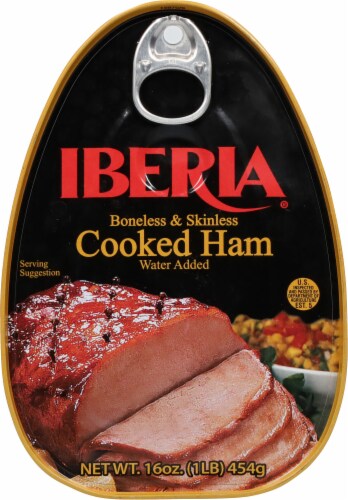 Iberia Boneless & Skinless Cooked Ham 16 oz Perspective: bottom