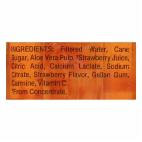 Iberia Strawberry Aloe Vera Drink with Pure Aloe Pulp 50.8 fl oz Perspective: bottom