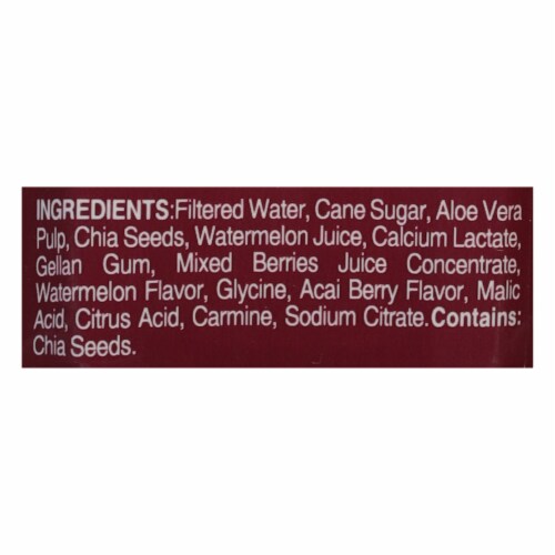 Iberia Acai & Watermelon Aloe Drink with Chia 16.9 fl oz Perspective: bottom