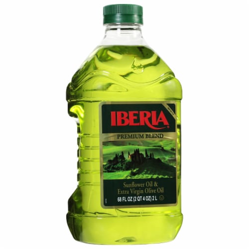Iberia Premium Blend Sunflower Oil & Extra Virgin Olive Oil 68 fl oz Perspective: bottom