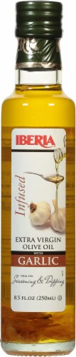 Iberia Infused Extra Virgin Olive Oil with Garlic 8.5 fl oz Perspective: bottom