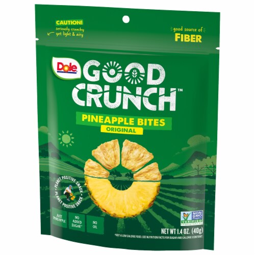 Dole Good Crunch Original Pineapple Bites 1.4 oz Perspective: bottom