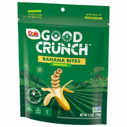Dole Good Crunch Original Banana Bites 2.5 oz Perspective: bottom