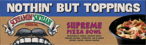 Screamin' Sicilian®  Frozen Supreme Pizza Bowl Perspective: bottom