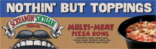 Screamin' Sicilian® Multi-Meat Pizza Bowl Perspective: bottom