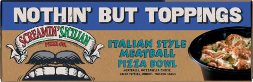 Screamin' Sicilian® Italian Meatball Pizza Bowl Perspective: bottom