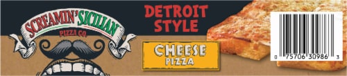 Screamin' Sicilian® Cheese Detroit Style Frozen Pizza Perspective: bottom