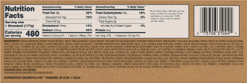 Screamin' Sicilian® Stromboli Meatball Perspective: bottom