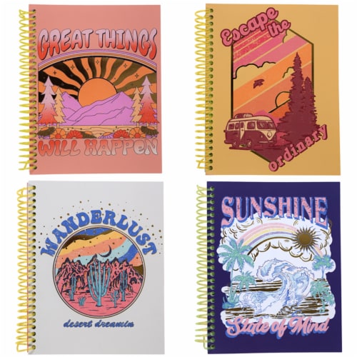 Top Flight Uptown Girl 140 Sheet College Rule Journal - Assorted Perspective: bottom