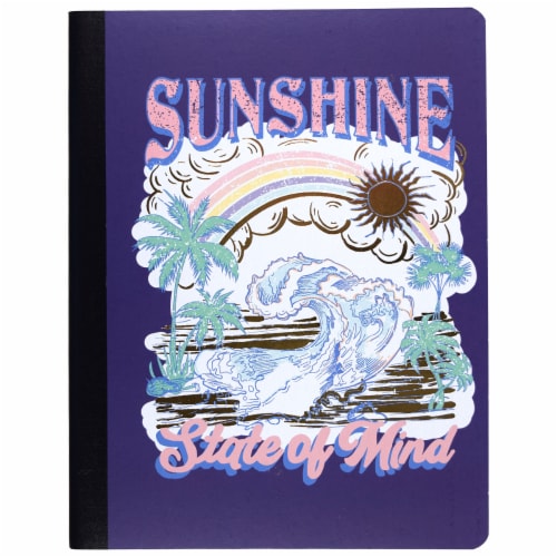 Top Flight Uptown Girl Composition Book - Colors May Vary - 80 Sheets Perspective: bottom