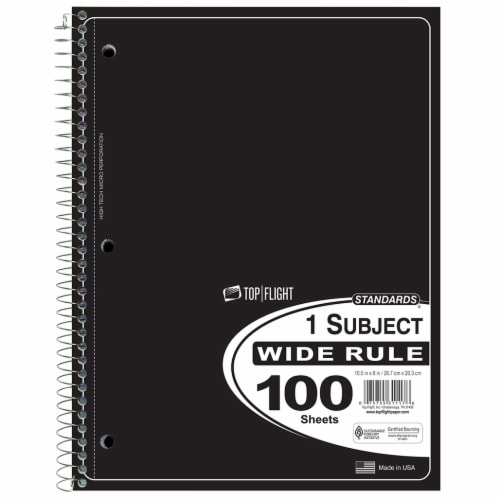 Top Flight Notebook Perspective: bottom